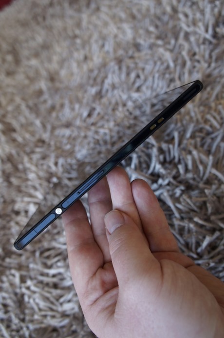 Sony Xperia Tablet Z er med sine 6,9 mm markedets tynneste nettbrett for tiden.