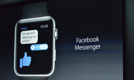 Facebook Messenger kommer snart til Apple Watch. Foto: Apple