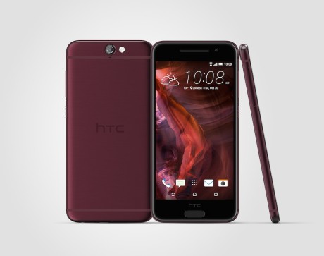 I begynnelsen 2016 blir A9 også tilgjengelig i fargen Deep Garnet Red. Foto: HTC