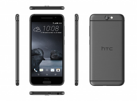 I første omgang kommer HTC One A9 til Norden i fargen Carbon Grey. Foto: HTC