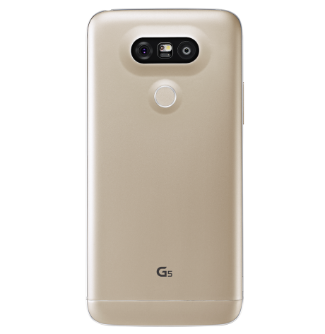 Det sitter to kameralinser på baksiden av LG G5. En vanlig på 16 MP, og en 135 graders vidvinkel-linse på 8 MP. Foto: LG
