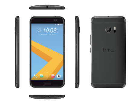 Skærmen er blevet en smule større end på HTC One M9. Og opløsningen er nu strålende QHD. Foto: HTC