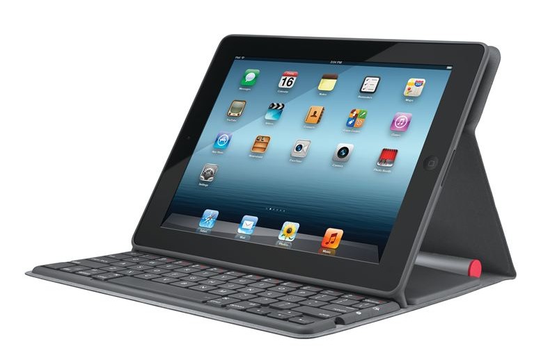 Tastatur med solceller til iPad 3