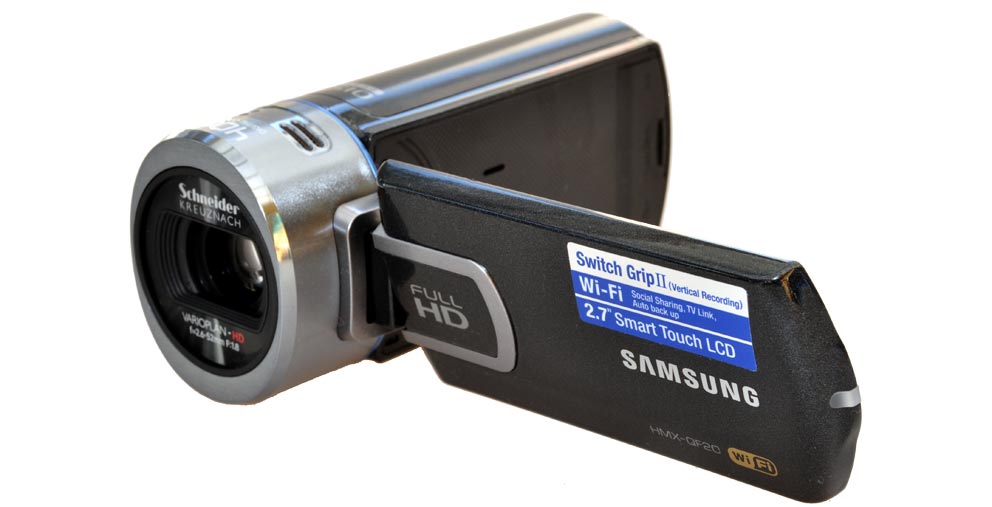 sporadisk Arkæologiske To grader TEST: Samsung HMX-QF20 – Minimalt kamera filmer i enhver vinkel