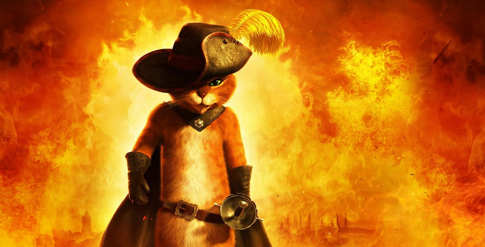 Den bestøvlede kat 3D