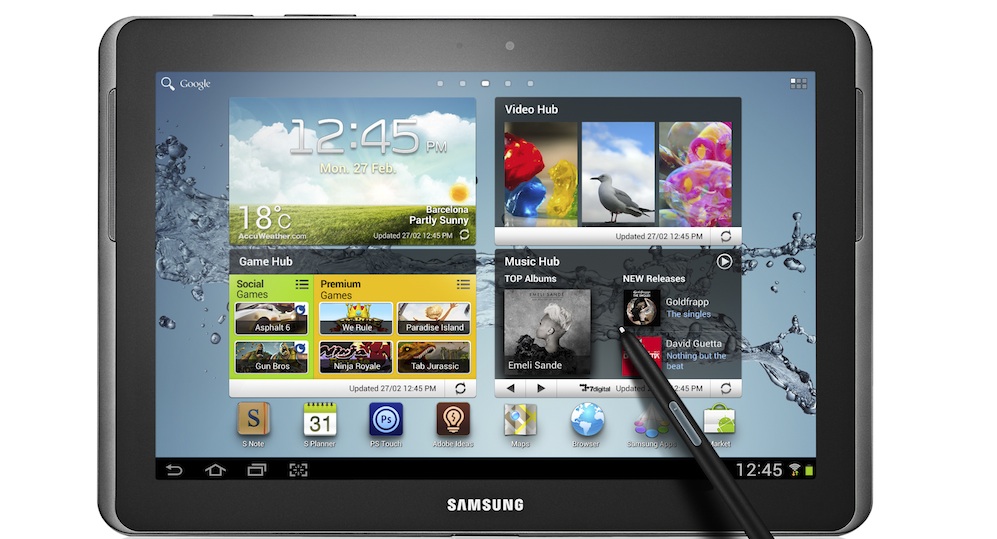 Samsung klar med flagskibs-tablet