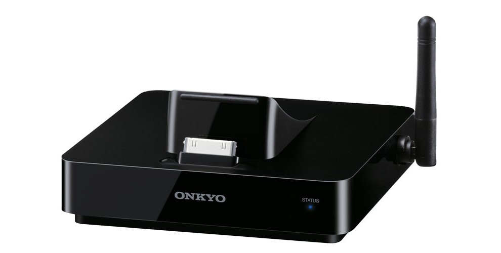 iPhone-dock med AirPlay fra Onkyo