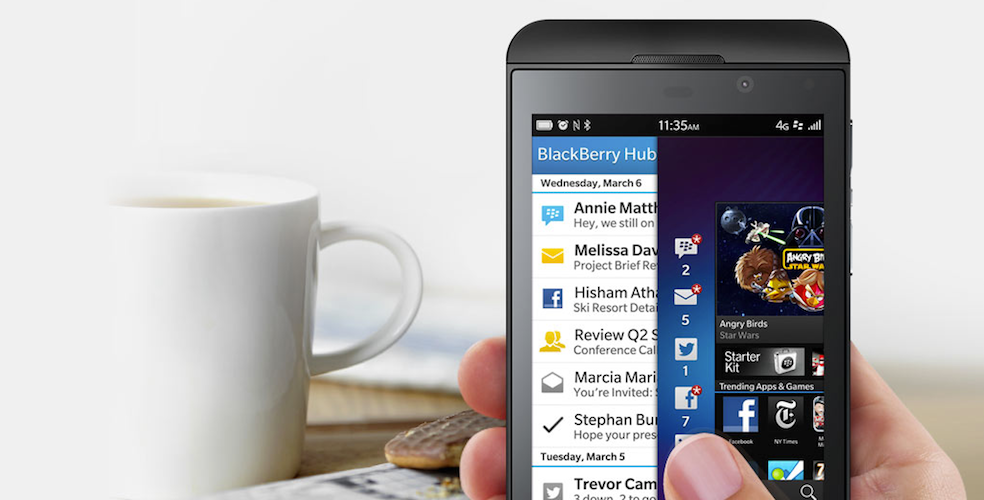 Nu kommer BlackBerry Z10 til Danmark