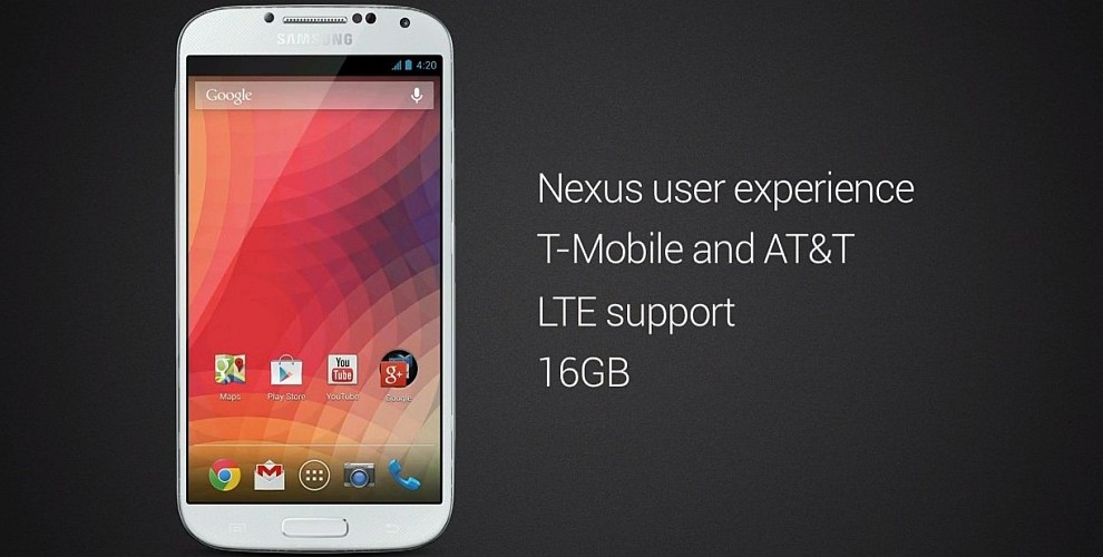 Google-version af Galaxy S4