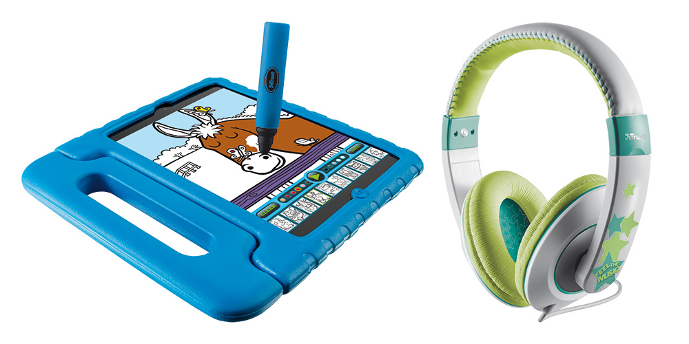 Børnevenligt og -sikkert tilbehør til din tablet