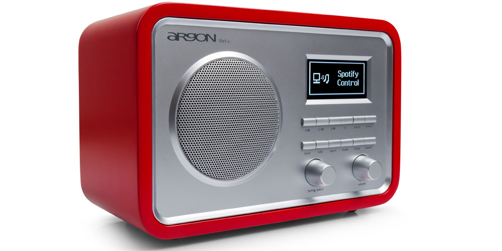 Bordradio med Spotify Connect