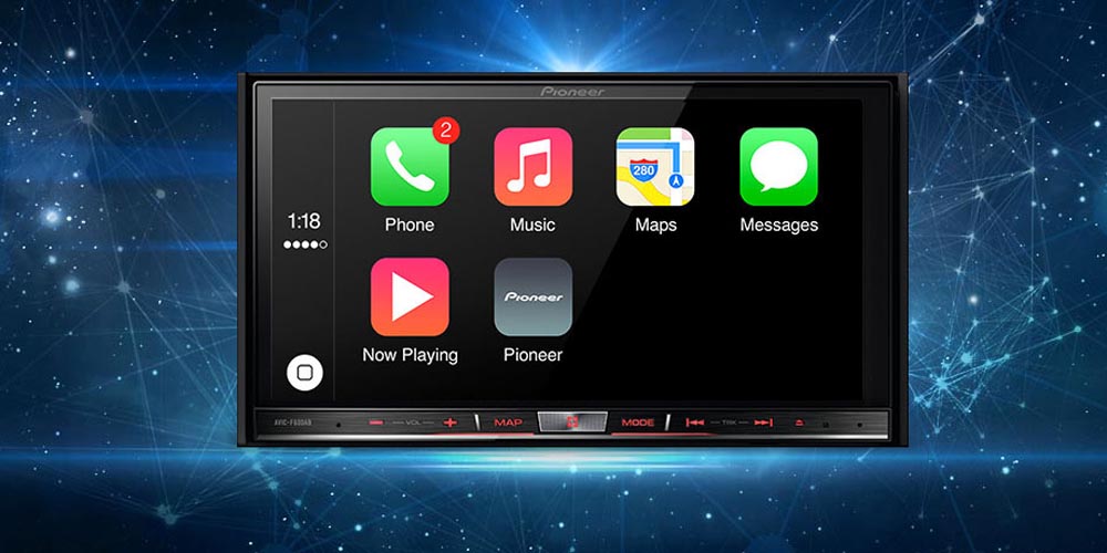 Pioneers bilstereo får Apple CarPlay