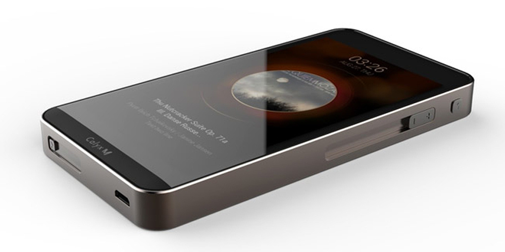 Calyx M afspilleren er lige på trapperne