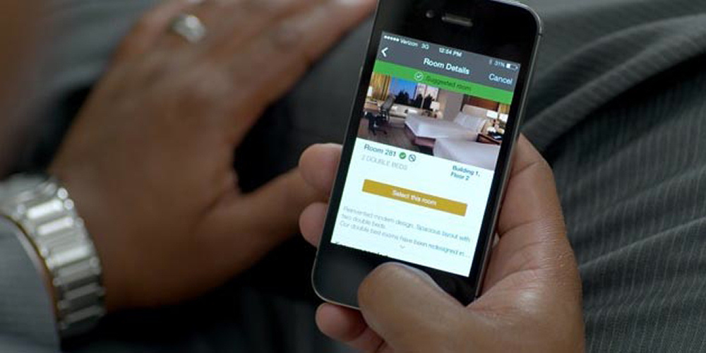 Brug mobilen som nøgle på hotellet