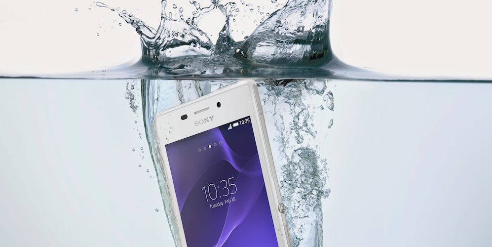 Ny Sony-mobil er virkelig vandtæt