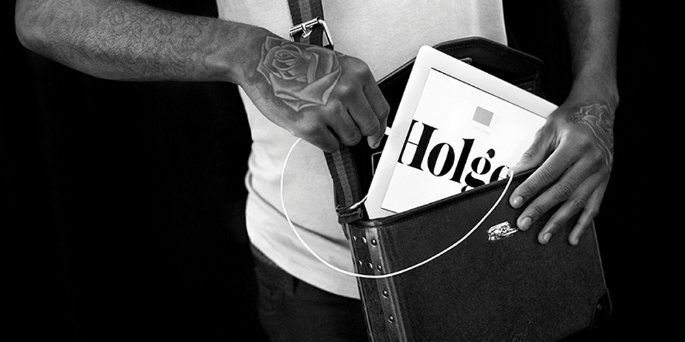 Holger-tasken oplader din mobil og tablet