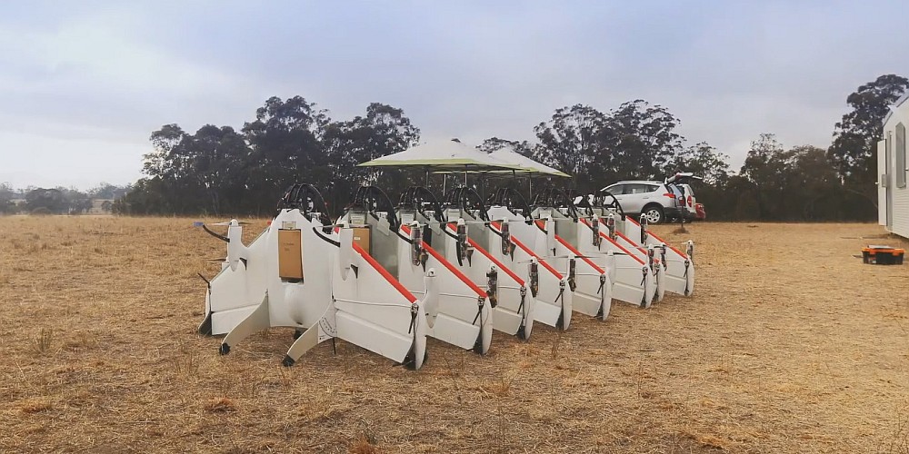 Google testflyver droner til budservice