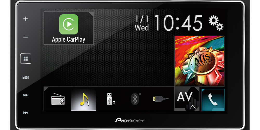 CarPlay i Pioneer bilstereo