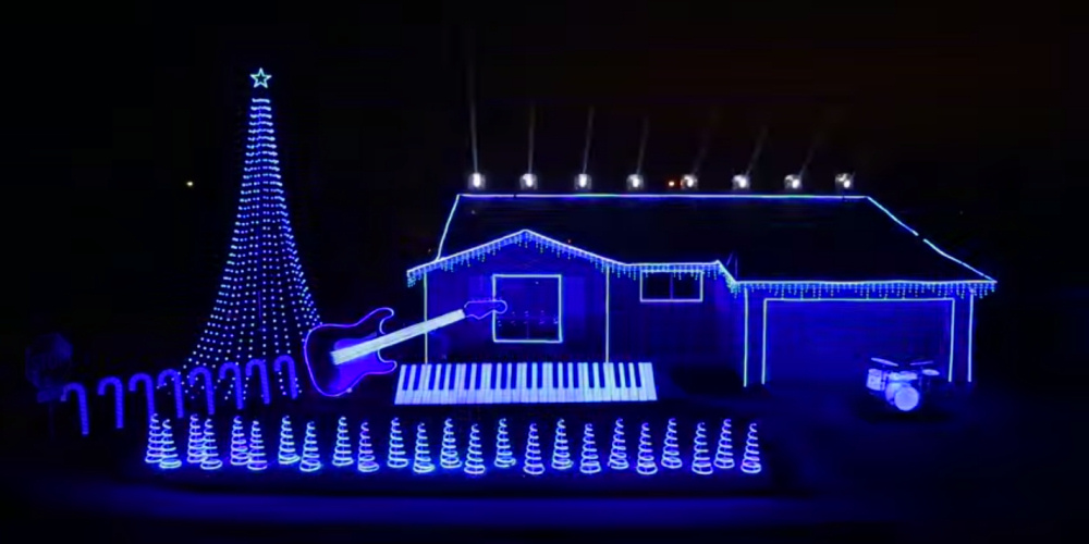 Star Wars-julelysshow slår dem alle