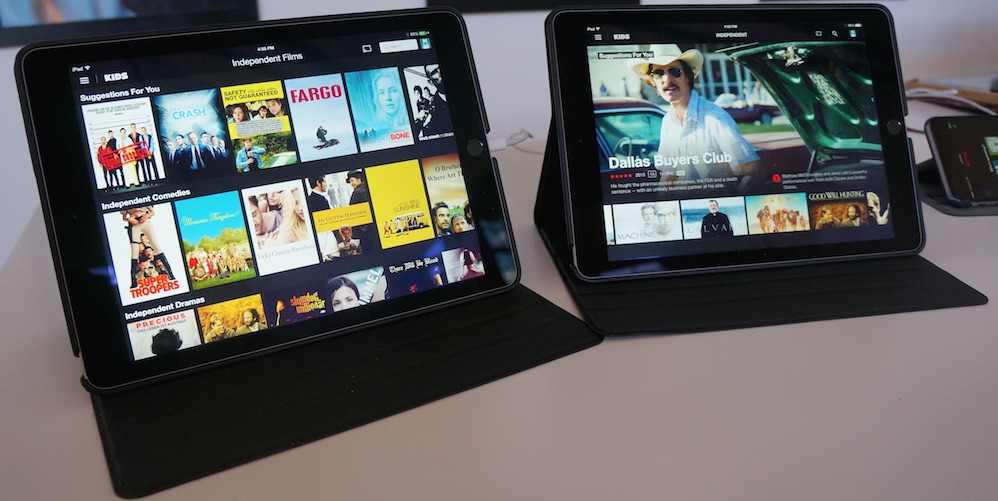 Ny brugerflade til Netflix på tablets (måske)