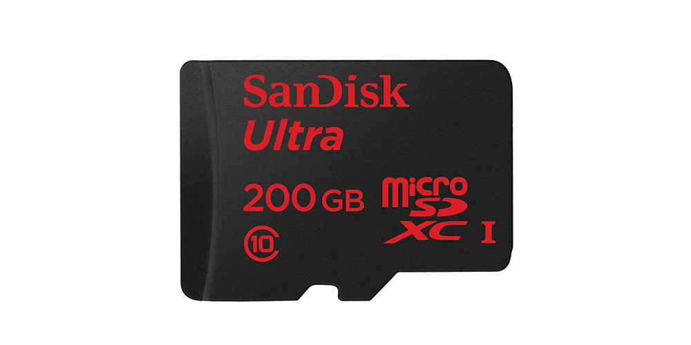 SanDisk lancerer microSD-kort med 200 GB!