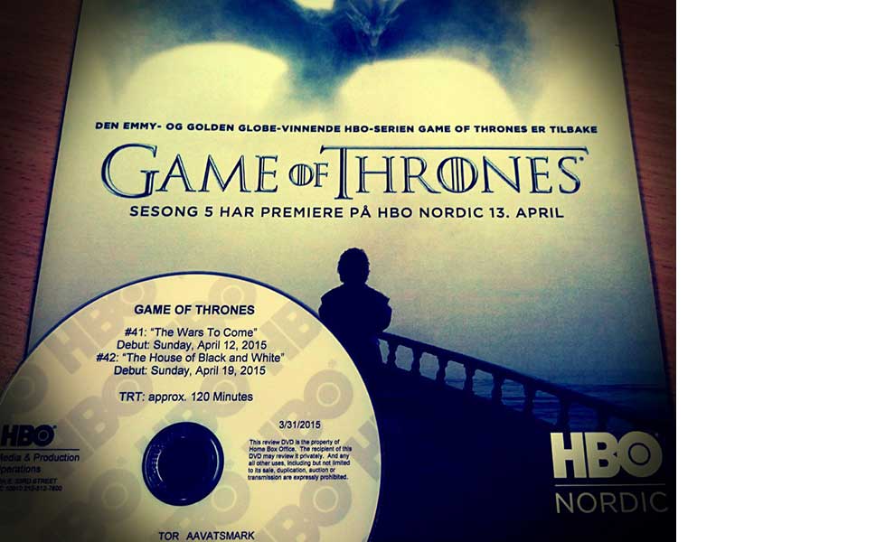 Game of Thrones 5 – premiere på mandag!