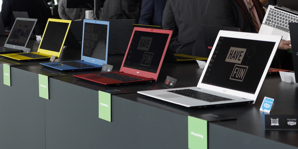 Et overflødighedshorn af Acer-lanceringer