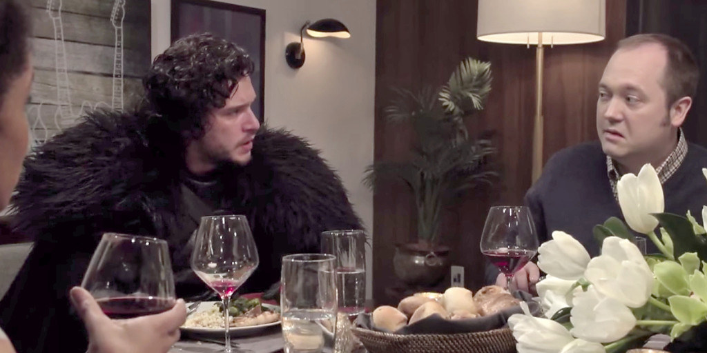 Jon Snow er en aldeles rædsom middagsgæst