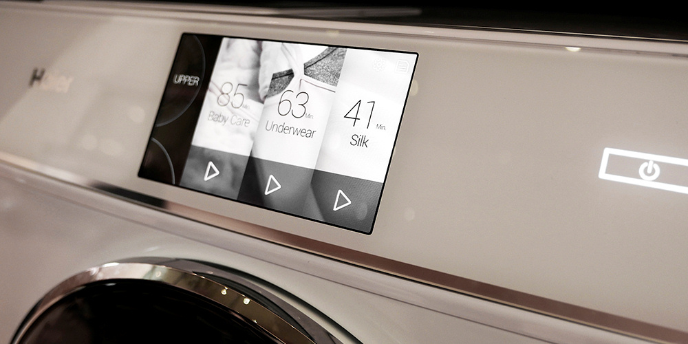 Vaskemaskinen styres med mobilen