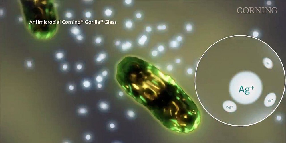 Den bakteriedræbende mobilskærm er her