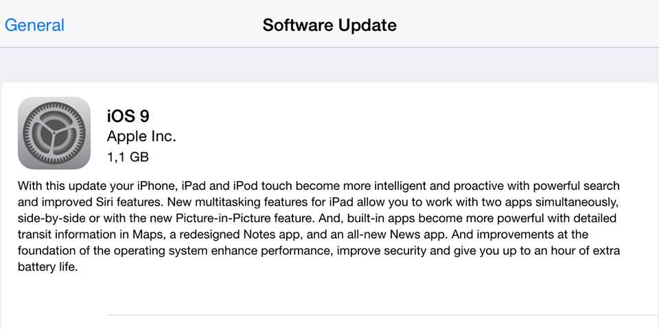 Så blev det endelig iOS9-dag!