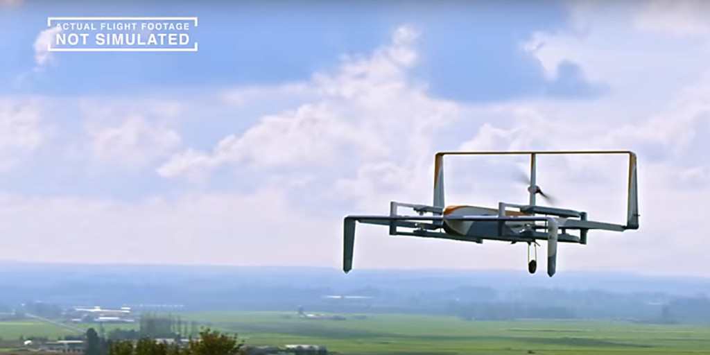 Amazons dronefly er – snart – klar