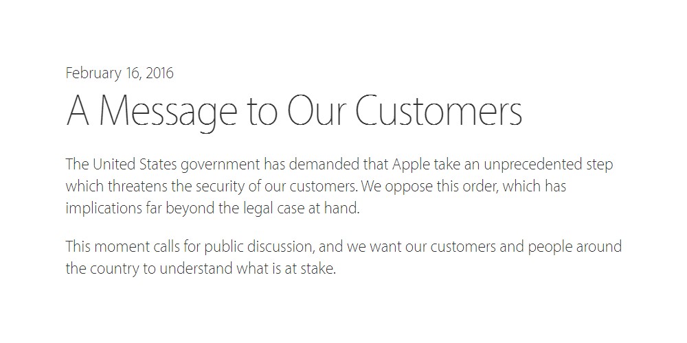 Apple siger nej til FBI