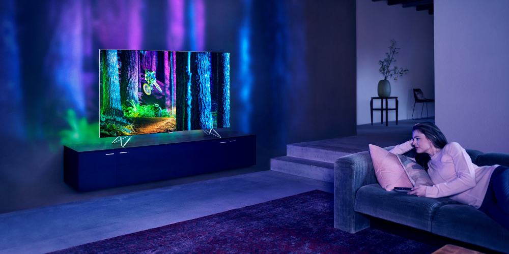 Fjernsynet skal være kæmpestort