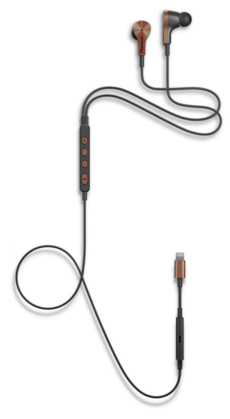 Pioneer Rays Plus earbuds hero WhiteBG Shadow 19035