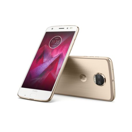 Moto Z2 Force Edition Front Back 2 Fine Gold 22202