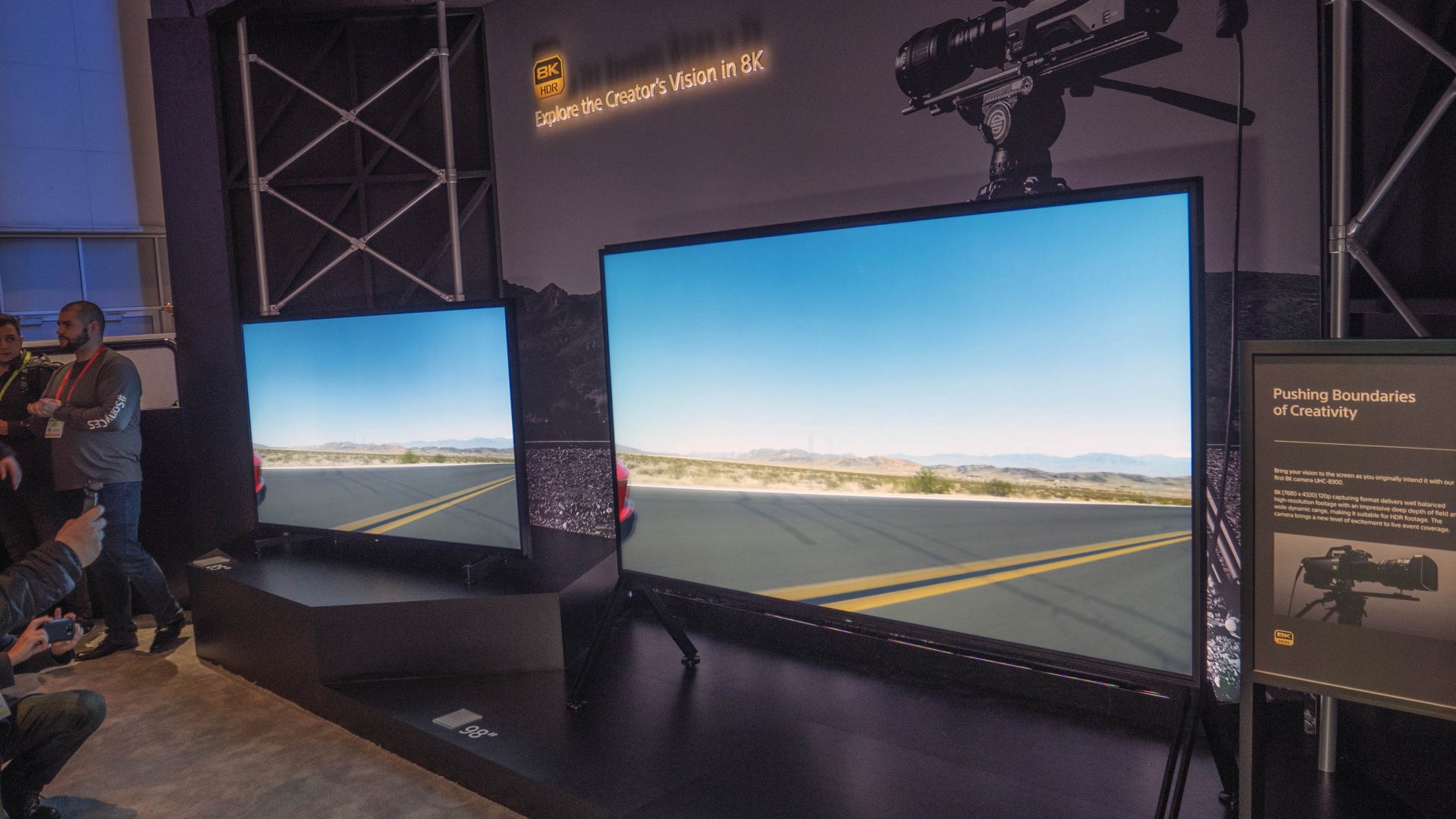 CES 2019: 98 tommers 8K-tv fra Sony