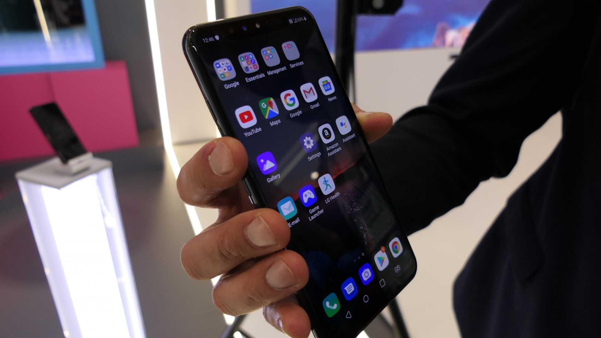 MWC 2019: Ny LG-mobil styres ved at gestikulere med fingrene