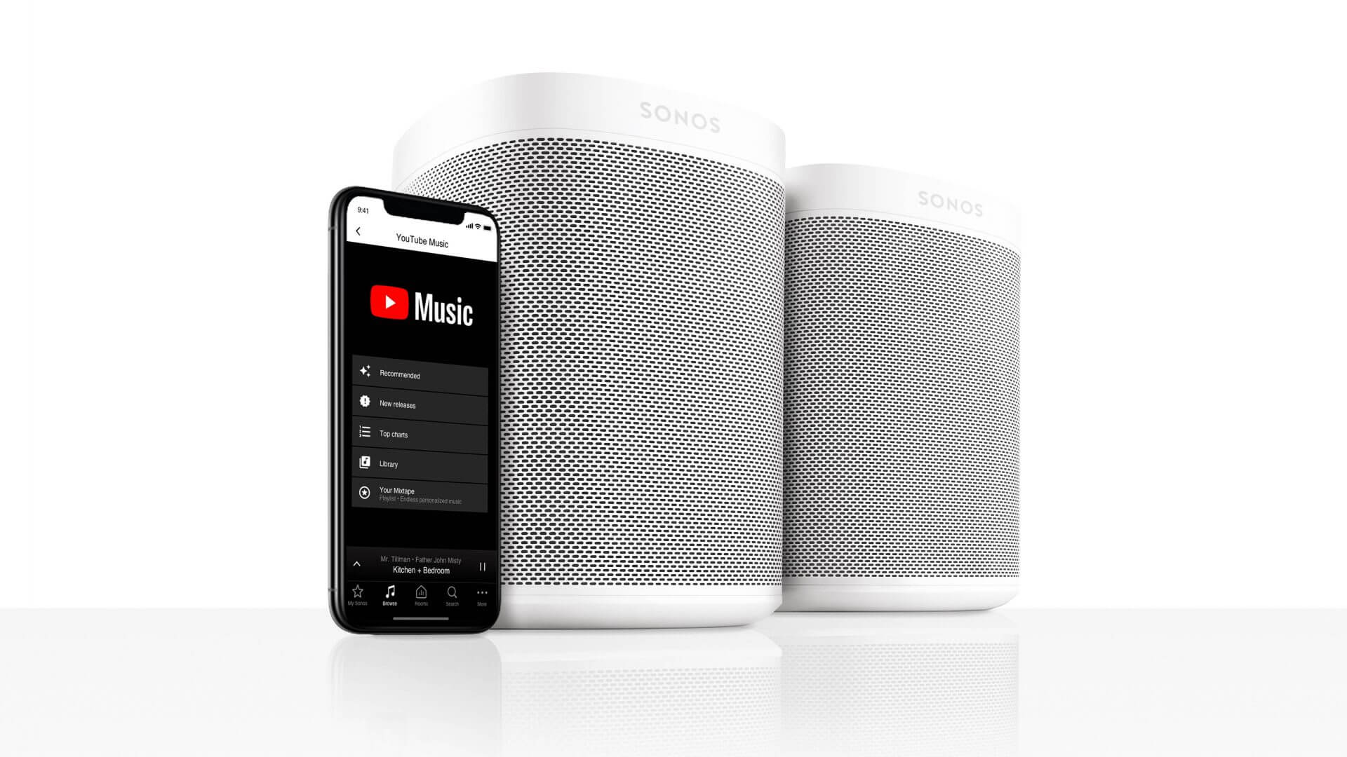 Sonos understøtter YouTube Music