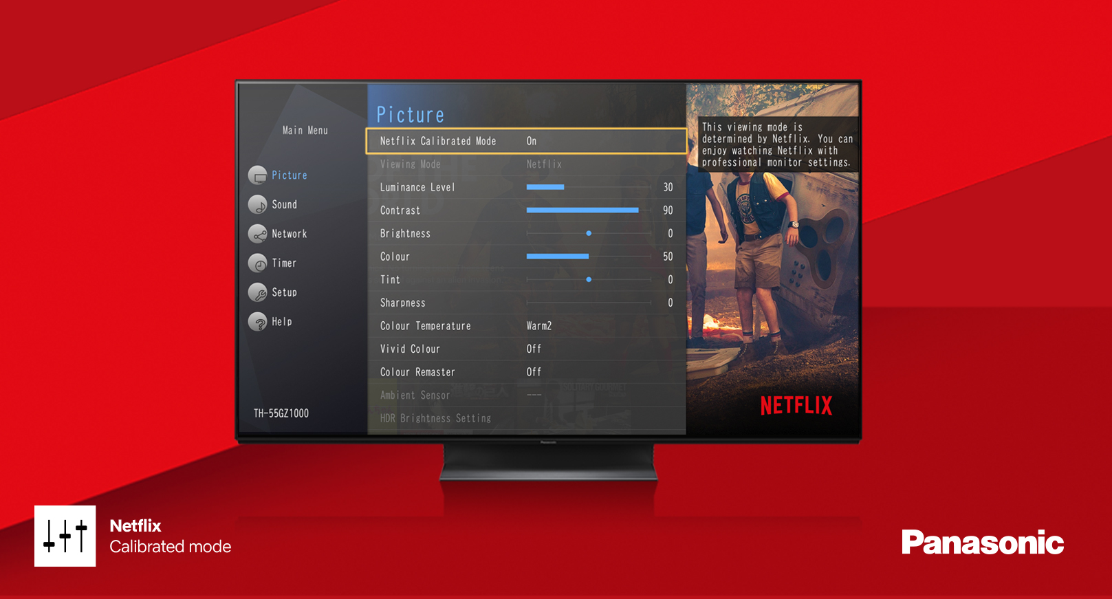 Panasonic går i Netflix-mode