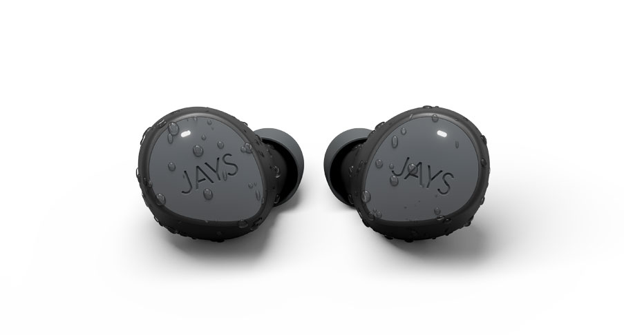 Jays m-Seven True Wireless 2 Jays m Seven True Wireless Front Drops Gray edition
