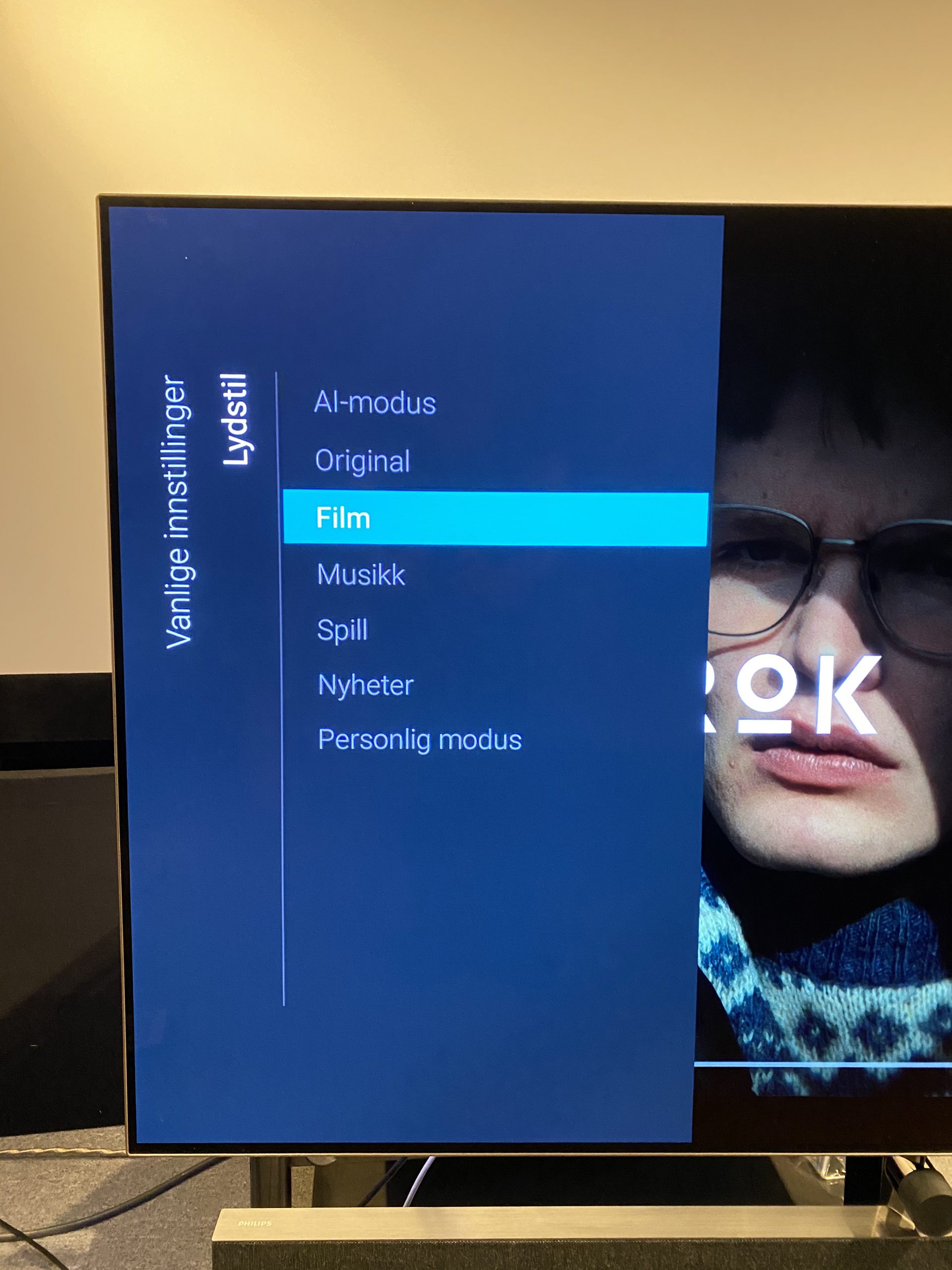 Philips 65OLED984 menu3