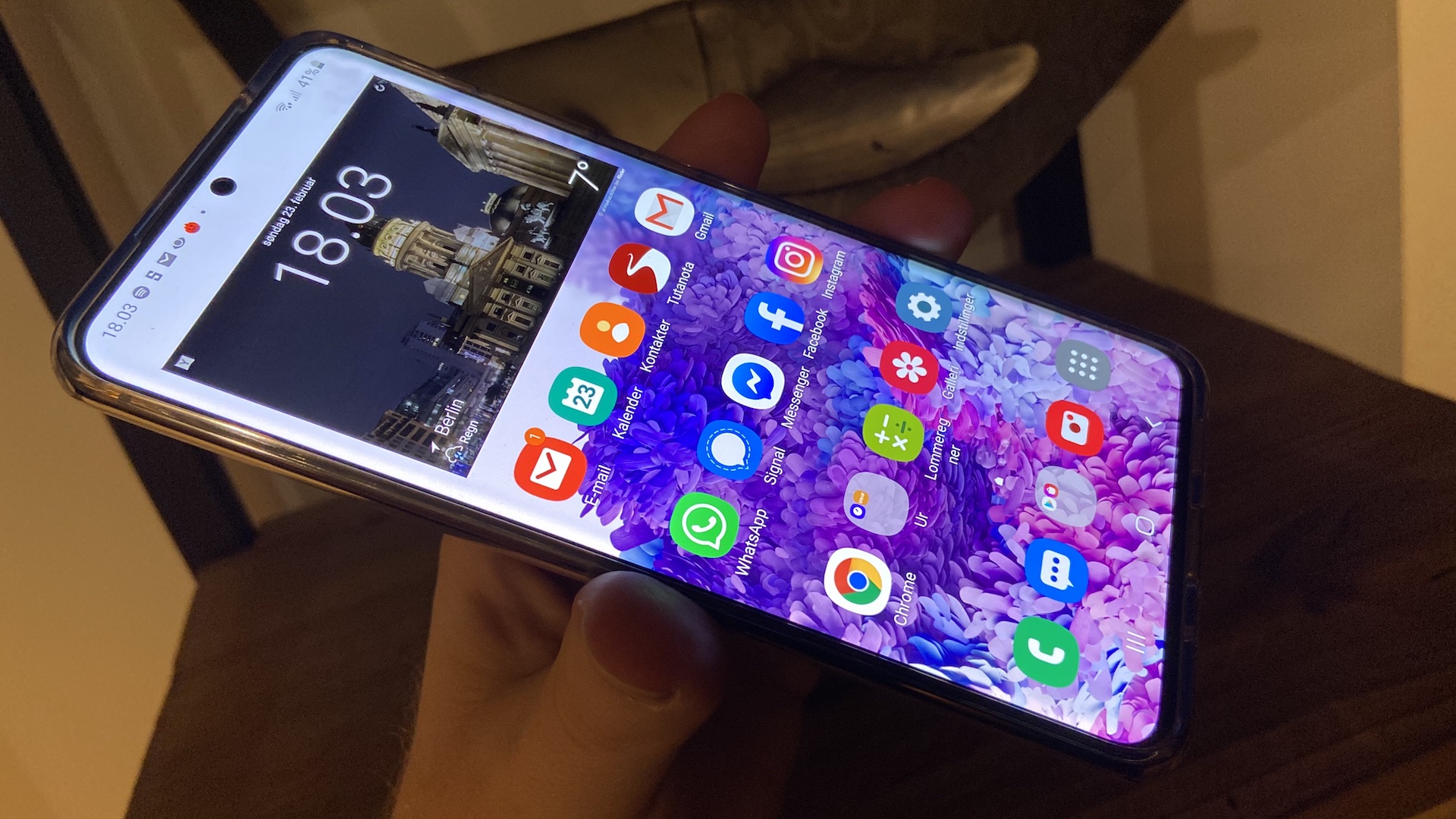 Testen af Samsung Galaxy S20 Ultra er i gang