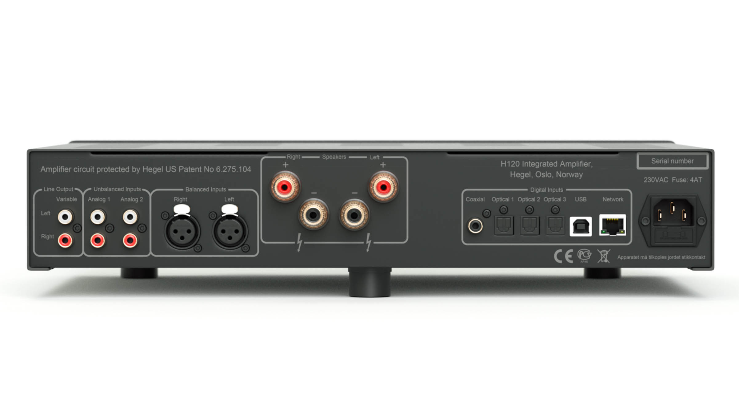 Hegel H120 3 Hegel H120 Black rear