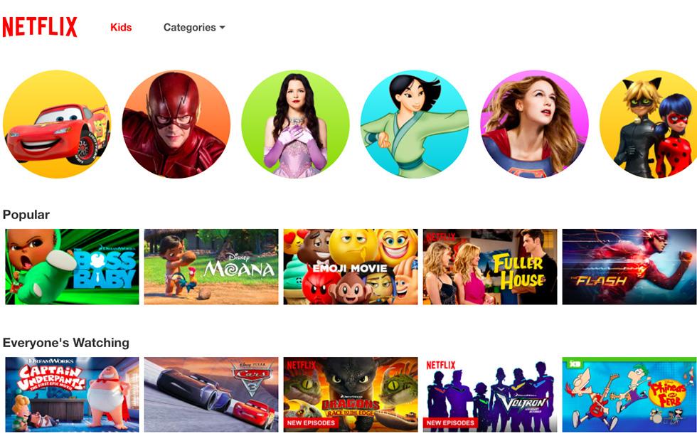 Bedre forældrekontrol på Netflix