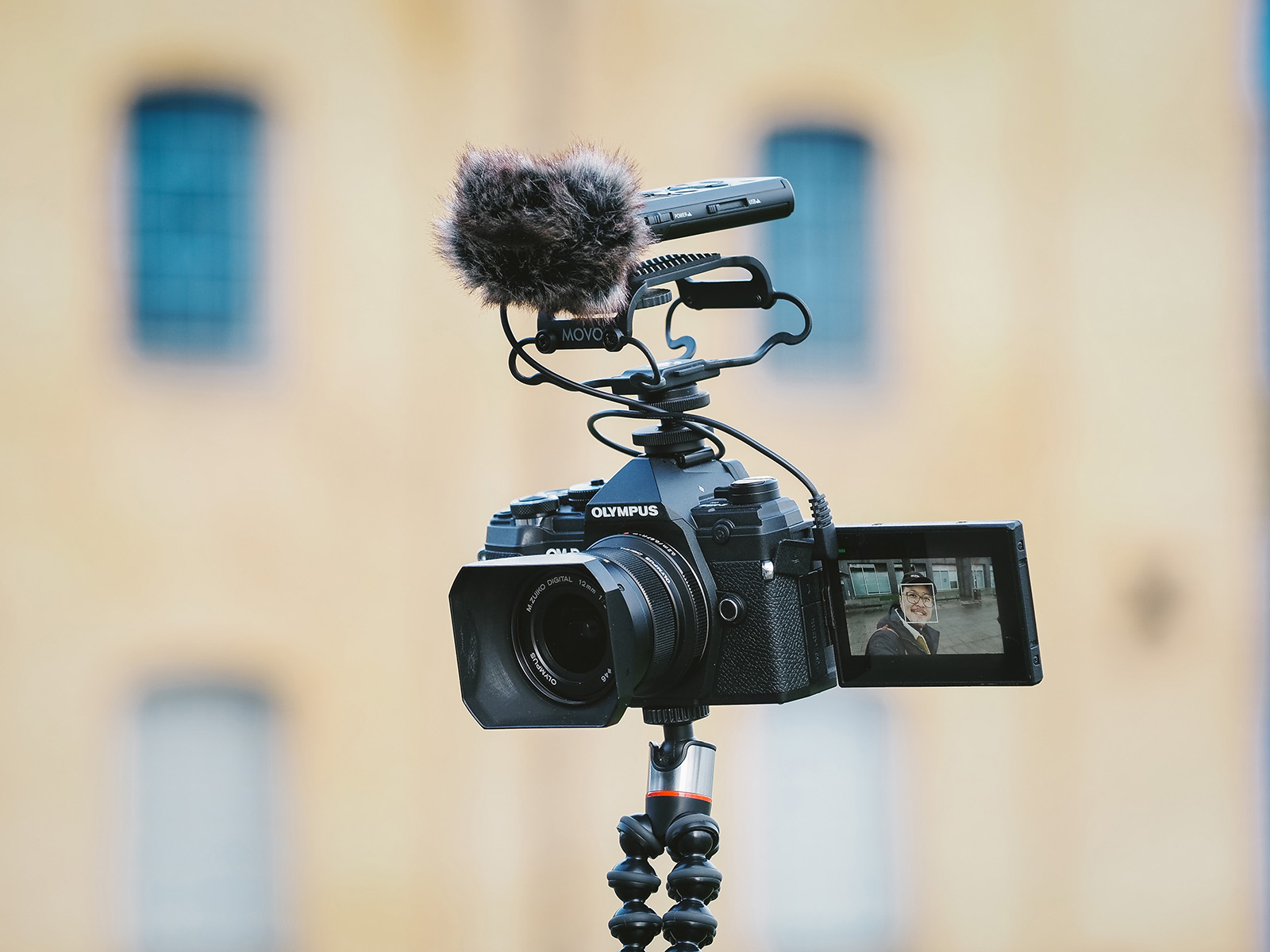 Videokamera til vloggere