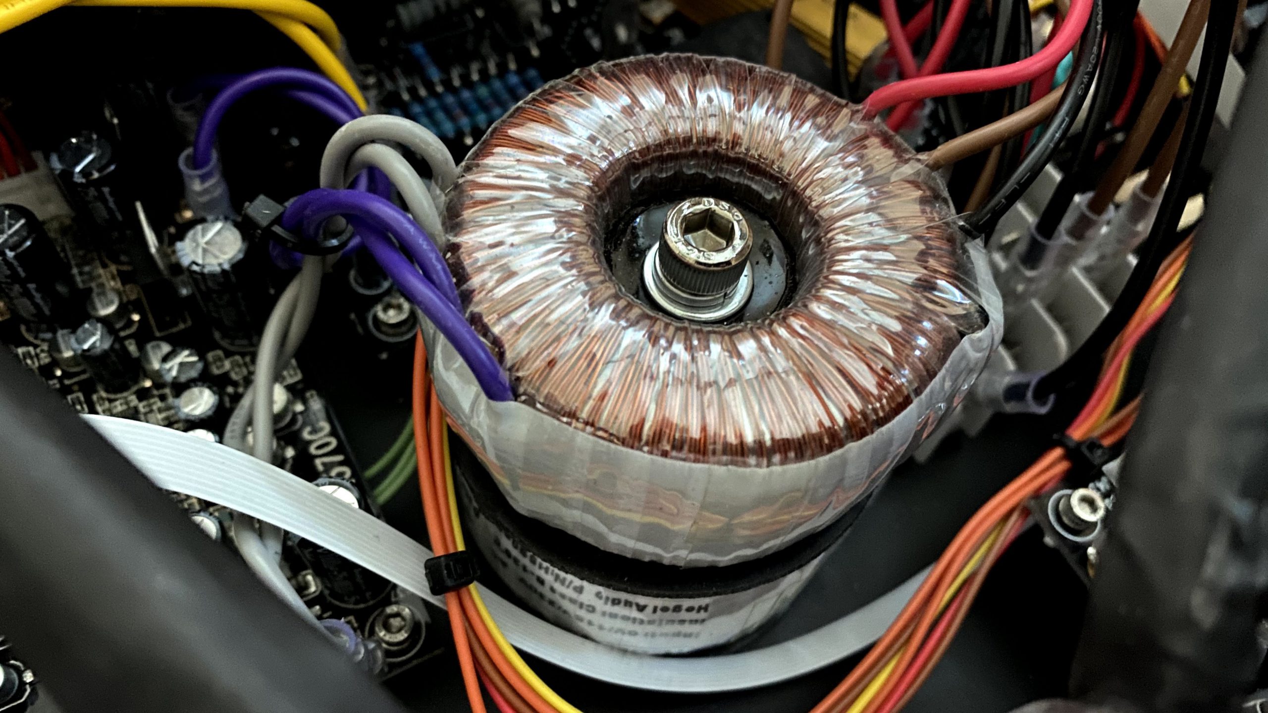 Hegel H390 DAC preamp transformers