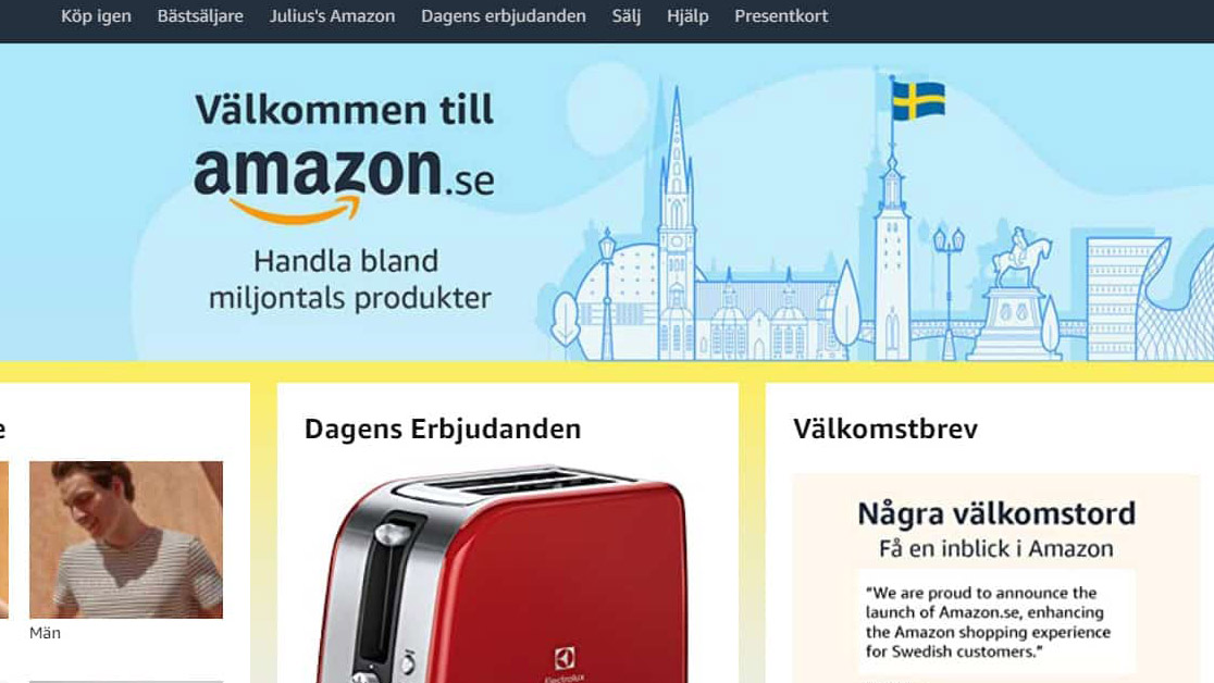 Svensk Amazon tæt på lancering