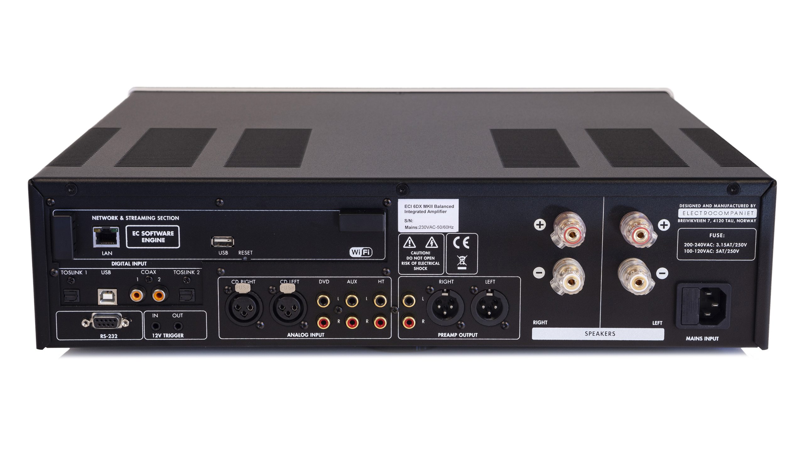 Electrocompaniet ECI 6DX MKII 3 Electrocompaniet ECI 6DX MKII rear