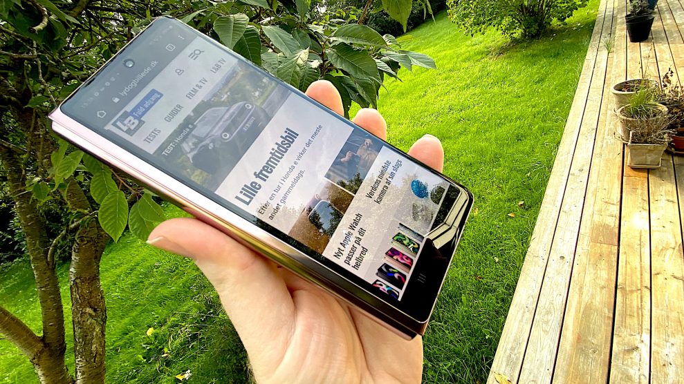 GalaxyZFold2 frontskærm